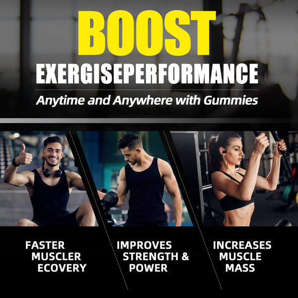 Muscle Soft Candy Fitness Supplement With Blueberry Flavor